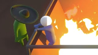 FIERY PITS OF DOOOOM Gang Beasts Funny Moments [upl. by Sibella855]