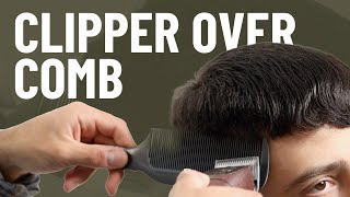 Clipper Over Comb Technique  Beginner Barber Tutorial [upl. by Christie965]