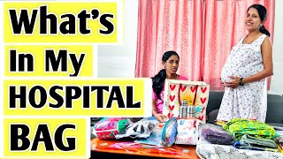 Hospital Bag Pack for Delivery  Goan Couple [upl. by Ecirtram568]