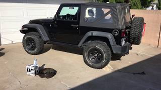 2012—2018 Jeep Wrangler Pentastar 36liter V6 DIY Oil Change HowTo [upl. by Pease]