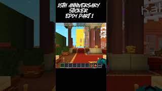 Minecraft 15th anniversary map EP04 PART 1 minecraft minecraftmeme [upl. by Nagiem]