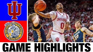 17 Indiana vs Marian Highlights  NCAA Mens Basketball  2024 College Basketball [upl. by Ahras]