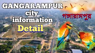 Gangarampur Drone Shot  All Details  Balurghat  Dakshin Dinajpur [upl. by Blayze]