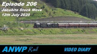 The ANWP Rail Video Diary Episode 206 The Jacobite Stock Move 2020 [upl. by Aissyla]