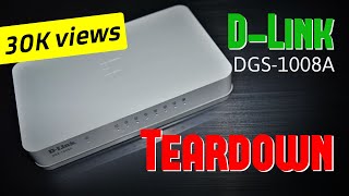 Teardown DLink DGS1008A 8port 1Gbps Ethernet Switch [upl. by Eiblehs]