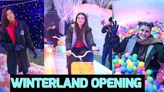 Celebrities Spotted At Winterland Opening In Lahore [upl. by Nailij302]