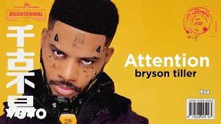 Bryson Tiller  Attention Visualizer [upl. by Gnes]