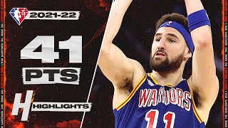 Klay Thompson EPIC 41 POINTS Full Highlights vs Pelicans 🔥 [upl. by Airyk]