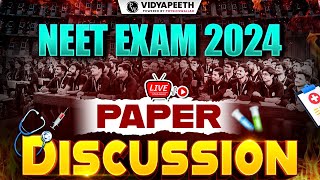 NEET 2024 Live Paper Discussion 🔥 NEET 2024 Answer Key  PW Vidyapeeth [upl. by Stander]