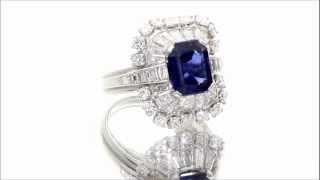 TIFFANY amp CO Natural Sapphire Platinum Diamond Ring [upl. by Conte]