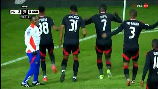 Deon Hotto Scores a Last minutes Goal vs Supersport United [upl. by Aremus525]