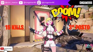 FORTNITE  SKIN GWENPOOL 15 KILLS  3º POSTO [upl. by Line]