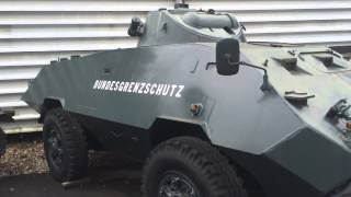 Bundesgrenzschutz panzer Sonderwagen des Bundesgrenzschutz BGS [upl. by Aizirtap]