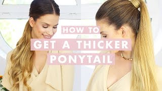 How To Do a Ponytail With Hair Extensions  3 Ways [upl. by Llirrem]