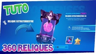 COMMENT AVOIR TOUTES LES RELIQUES EXTRATERRESTRES POUR AMELIORER KYMERA SUR FORTNITE [upl. by Abner]