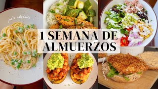 7 Almuerzos Saludables para toda la Semana [upl. by Trust343]