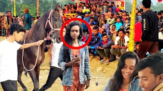 What does viral Tasmina King Khan do with horses Why is everyone taking selfies with horses [upl. by Euqininod]