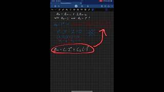 Recurrence Relations in Discrete Math Example [upl. by Enyak726]