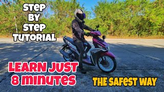 paano mag drive ng AUTOMATIC na motor  EASY STEP BY STEP TUTORIAL  YAMAHA MIO i125 [upl. by Morgan125]