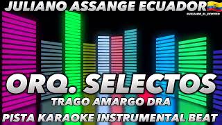 ORQUESTA SELECTOS TRAGO AMARGO PISTA KARAOKE INSTRUMENTAL BEAT AUDIO HQ CUMBIA ECUADOR [upl. by Eyahsal]