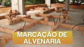 MARCAÇÃO DE ALVENARIA l DICAS [upl. by Rachel]