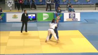 Cadet European Judo Championships  2015  PRIMO Gefen ISRMGELADZE Nino GEO [upl. by Qooraf]