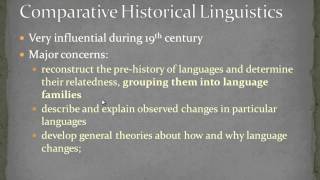 Overview of Comparative Linguistics [upl. by Cyndy]