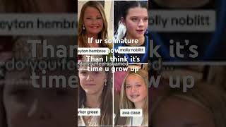 Stop bullying Molly noblitt Ava case Parker green Payton hembree… [upl. by Eelyrag]