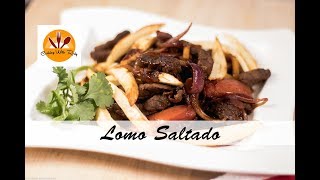 Como preparar un delicioso LOMO SALTADO  COMIDA PERUANA  SONQU [upl. by Namyac]