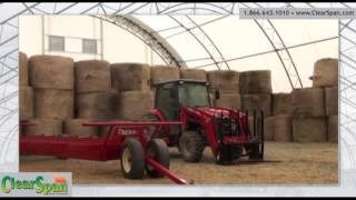 Freeville NY Youth Facility Utilizes Hay Storage Building from ClearSpan Fabric Structures [upl. by Eenwat922]