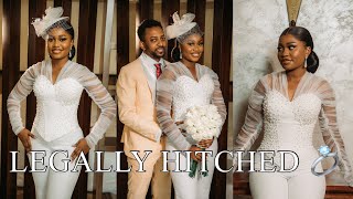 I GOT MARRIED CIVIL WEDDING  STORYTIME  FIRE OUTBREAK AT IKOYI REGISTRY [upl. by Sandie]