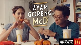 AYAM GORENG MCD 3X SPICY ni tak pedas tapi mukbang malaysia [upl. by Lerner]