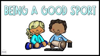 I Can Be a Good Sport  Sportsmanship Social Skills  Social Story for Kids [upl. by Graehme459]