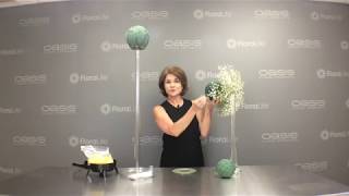 Howto make a Babys Breath floral arrangement [upl. by Enirtak]