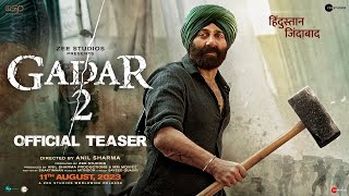 Gadar 2 Teaser  In Cinemas 11th August  Sunny Deol  Ameesha Patel  Anil Sharma [upl. by Tobiah]