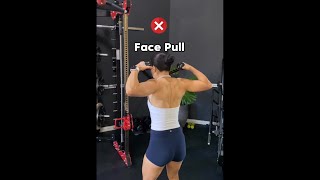 Rear delt cable face pull tips [upl. by Trinee410]