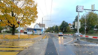 ★ 4K 🇨🇭 Schöftland  Aarau  Menziken cab ride Switzerland 112023 Führerstandsmitfahrt WSB [upl. by Simson]