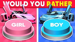 Would You Rather GIRL or BOY Edition 💙❤️ Daily Quiz [upl. by Ahsetal]