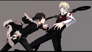 Durarara X2 Ketsu  Izaya Orihara vs Shizuo Heiwajima Final Fight [upl. by Philip]