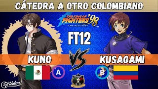 ¡CÁTEDRA A OTRO COLOMBIANO Kuno sigue invicto en la competencia México vs Colombia en KOF98 [upl. by Kane]