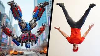 Stunts From Transformers In Real Life Parkour [upl. by Bing91]