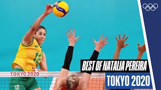 🏐 Best of Natalia Pereira 🇧🇷 at Tokyo 2020 [upl. by Fredkin]