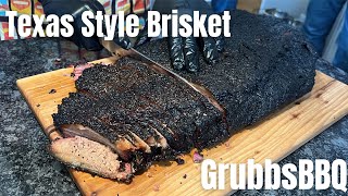 Smoking a Texas Style Brisket  Grubbs BBQ [upl. by Stevens]