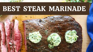 The BEST Steak Marinade  ONLY 5 INGREDIENTS [upl. by Woothen]