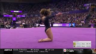 Katelyn Ohashi UCLA 2019 Floor vs Washington 100 [upl. by Akirdnahs963]