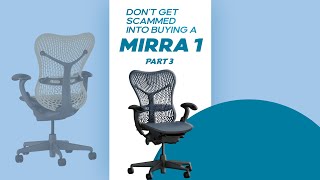 Dont get scammed into buying a Herman Miller Mirra 1 Part 3 shorts [upl. by Iturk]