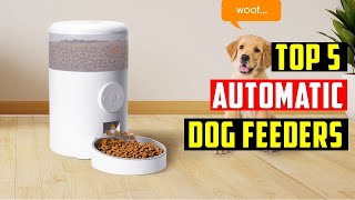 ✅ Best Automatic Dog Feeders 2023  Top 5 Best Automatic Pet Feeder for Dogs Reviews 2023 [upl. by Nytsyrk513]