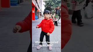 The Little Chinese girl dancing dance tiktok kmkimi [upl. by Jewel280]