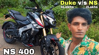 BAJAJ PULSAR 😱 NS 400 🔥sports Moods Updates Duke 390 🫣Copy High cc 🤯Low price KTM shocked 😲polur [upl. by Ssac582]