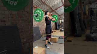 40kg clean jerk weighttraining weightlifting weightloss fitness [upl. by Soble268]